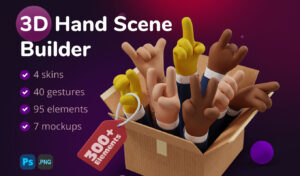 3D Hand Scene Builder