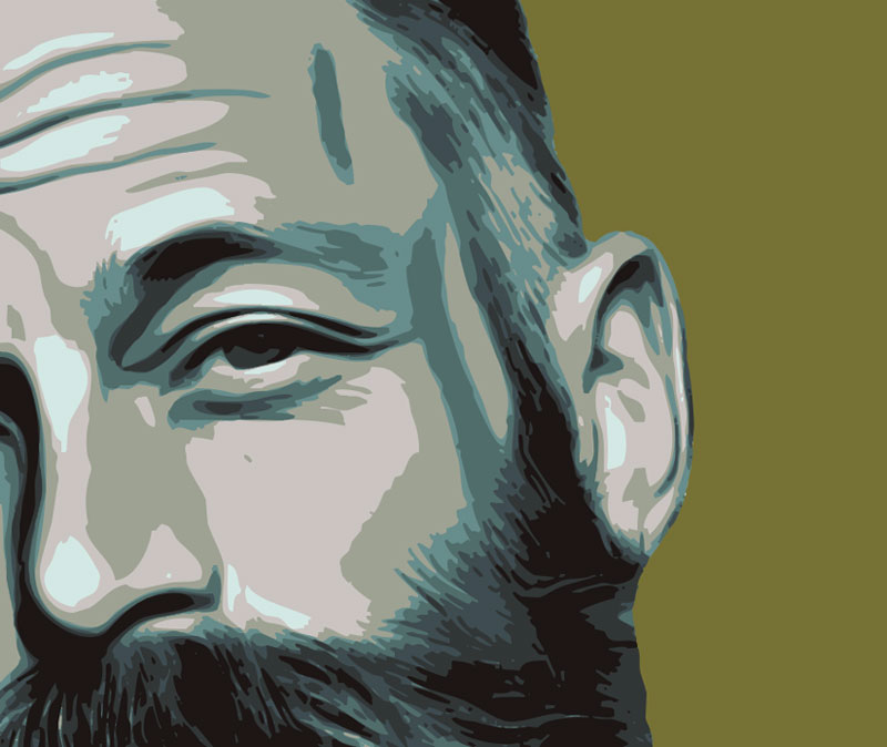 Clean vector edges ideal for T-shirt printing and stencil cutting