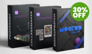 Ultimate Photoshop Mockup Bundle - 3D Creator and Automation Tools