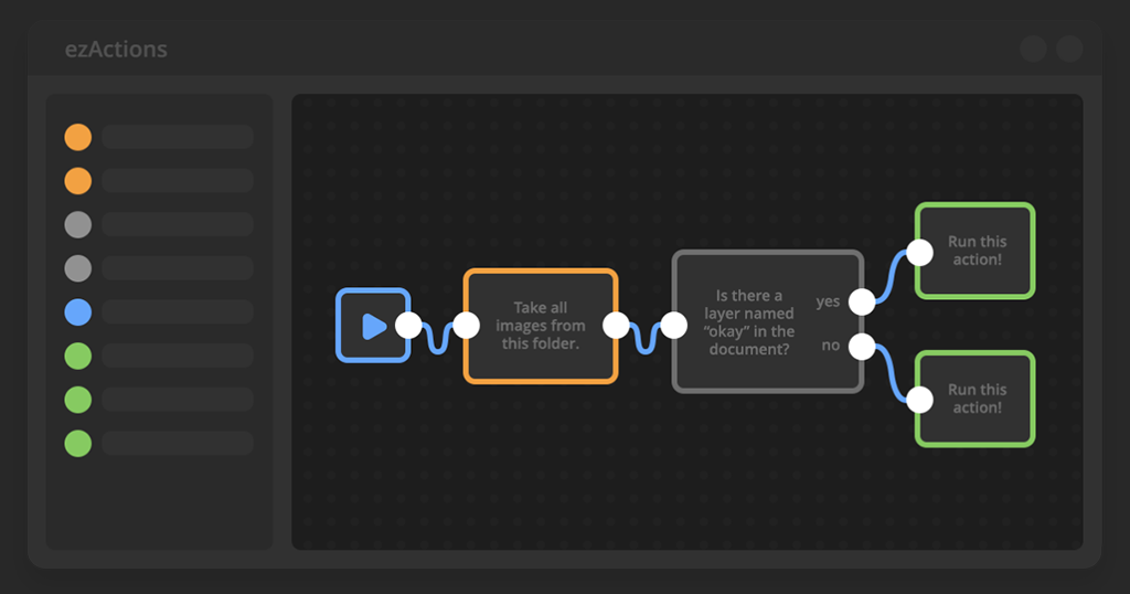 Node Based Photoshop Plugin Illustration